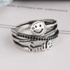 oly-7111e3861ed32fd9aa87388f77a3099a Wholesale Celena 925 Silver Couple Ring Fashion ins Personality All-match Retro Thai Silver Ring Tanabata Valentine's Day Ring
