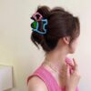 oly-711ff4ef55dd3766ad66a862129423fe Wholesale French Puppy Clamp Women’s High-end Shark Clip Traceless Hairpin Back of Head