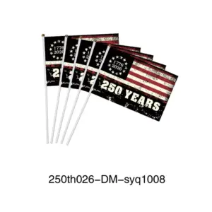 【20 Pieces】Solid Plastic Flag Poles 14*21cm / 250th026-DM-syq1008