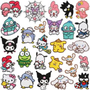Wholesale Wuthling Anime Penguin Embroidery Cloth Sticker Cartoon Puppy Patch Bag Decoration Computer Embroidery Big Mouth Monster Chapter