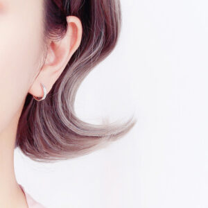 EK45 Round Diamond Ear Buckle