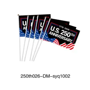 【20 Pieces】Solid Plastic Flag Poles 14*21cm / 250th026-DM-syq1002