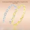 Wholesale Luxurious Square Titanium Steel Bangle For Women In Steel Color With Rhinestones And Electroplated Finish