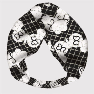 Cross hair bands -26 / twill silk