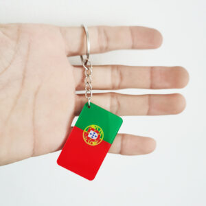 Portugal flag keychain