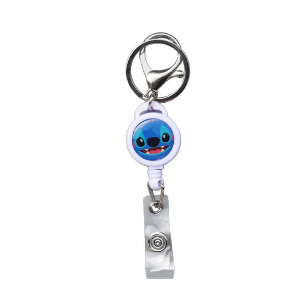 oly-72180416fbc68f5db3a71c21c6291fdb Wholesale in stock cartoon glue drop retractable easy pull buckle manufacturers ID buckle round easy pull badge metal buckle