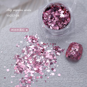 Internet celebrity large sequins-pink (yh257-04)