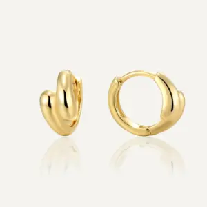 Wholesale Copper Solid Color Rack Plated Artificial Pearls 18K Gold Plated Retro Shiny Earrings