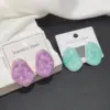 Wholesale Water Droplets Stud Earrings For Women In 304 Stainless Steel Featuring Waterproof Non Tarnish Water Plating With Golden Plated Finish