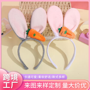 oly-726d1d426ebce7f668e6807d035e60b2 Wholesale creative cute rabbit ear hairband wholesale net red atmosphere photo headband Easter party performance hair accessories