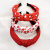 oly-72a8942d321238f698aae7d6cc6ccd66 Wholesale 3 sets of Valentine's Day love flowers Leopard fabric knotted hair band hair accessories holiday headband