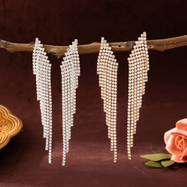oly-72ca1fb080cac8a4e64f48b8319bc05b Wholesale Fashion Diamond-encrusted Women's Earrings Valentine's Day for Girlfriend Light Luxury High-end Earrings