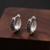 oly-72f1f223d0ef576be105a5bdd5fdd367 Wholesale jewelry luxury temperament copper inlaid zirconium geometric oval ear buckle trend hip hop earrings a generation of hair