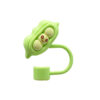 Wholesale 8-10mm Environmental Protection Grade PVC Straw Cap Stereo Cartoon Dust-proof Suction Plug Pipe Protective Cover