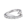 Wholesale Gold-Plated Wide-Band Snake Ring with Full Pavé Setting; Full Pavé Snake-Head Bracelet
