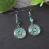 oly-735b76ec418b8100183cd9f3fe6d3eab Wholesale Retro Mandala Flower Time Gem Earrings Ethnic Style Dream Catcher Long Pendant Earrings for Women
