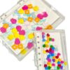 Wholesale Transparent visual notebook diy hand ledger creative stationery a5 notebook 6 hole acrylic quicksand loose-leaf book