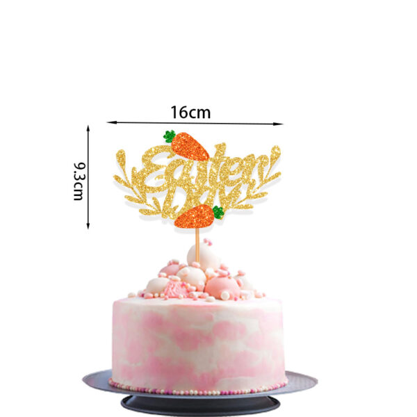 oly-736090cecb03474c1eff84886f294ab2 Wholesale Easter birthday cake card holder dessert decoration carrot cake decoration birthday gift plug-in