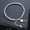 Wholesale Jewelry Simple Style Heart Shape Copper Handmade Chain Bracelets Necklace