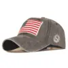 Wholesale Classic American Flag Baseball Cap Pure Cotton Washed Retro Hat Unisex Winter Flat Brim Hat Suitable For Men And Women