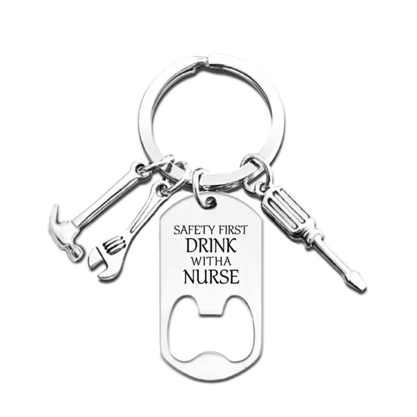 oly-737ba28bc1794d6fb944924c93cfe509 Wholesale Keychain Pendant Family Bottle Opener Birthday Holiday Father's Day Gift Engraving Metal Keychain