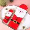 Wholesale Colorful Christmas Gift Packaging Cards Cartoon Design Elegant Set Beautifully Crafted Holiday Candy Wrapping Cards