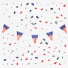 Wholesale Celebration Atmosphere Decoration Stars And Stripes Flag Party Decoration String Flag