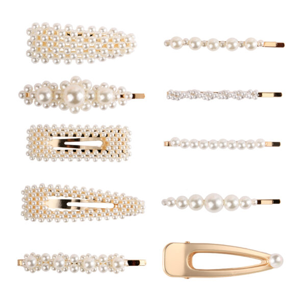 Wholesale ins Pearl Hairpin Set Acrylic Acetate Hairpin Combination Hair Accessories Manufacturers