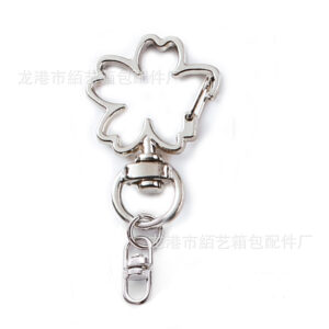 Sakura silver + 8 characters / Delivery opening ring