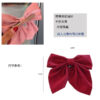 oly-74126538edaa38032f87580118995428 Wholesale pure color temperament bow hairpin college style Japanese JK ponytail clip duckbill clip girl hair accessories