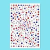 Wholesale Simple Style Acrylic Star Nail Patches For Independence Day, Nail Decals For Festive Nail Art