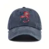 Wholesale Unisex Breathable Baseball Cap With Curved Brim Featuring Printing For America's 250th Anniversary