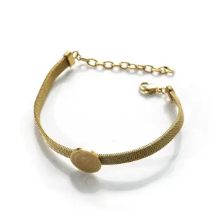 D-Father's Bracelet (Full Gold Fine) / 18K Vacuum Plating