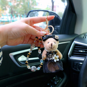 Khaki + bead string