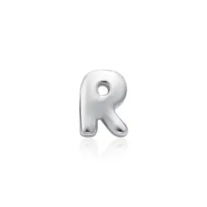 Silver Letter R