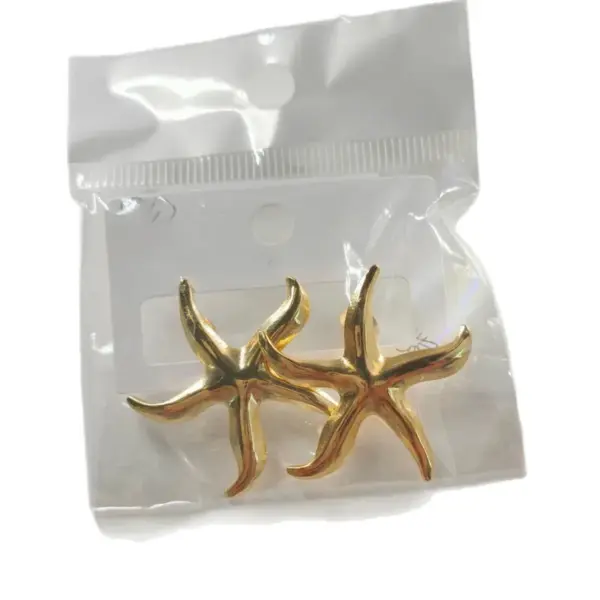 Wholesale Gold-plated Metal Earrings Non-fading Minimalist Women Jewelry Accessories Geometric