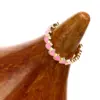 Wholesale Romantic Sweet Heart Shape Copper Enamel Plating 18k Gold Plated Open Rings