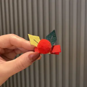 Dark Red Hair Clip