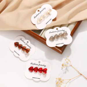 oly-74ed3a3f28410b6fa597430cf9534e87 Wholesale Valentine's Day Sweet Heart Hairpin Side Clip Bangs Clip High-End Hairpin Duckbill Clip Hair Accessory