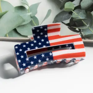 8.5cm National Flag Grip-Hollow Rectangular / PVC