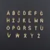 Wholesale Jewelry Simple Style Classic Style Letter Eye 201 Stainless Steel Copper Zircon Lip Chain Cable Chain Pendant Necklace