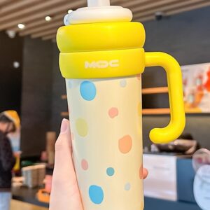 （☆316 stainless steel ceramic covered liner●Tea and water separation) yellow 750ml / 750ml