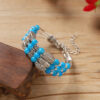 oly-752631c314f52ce5e90695a9dea21599 Wholesale Original handmade ethnic style colorful beads Xizang silver bracelet bohemian bracelet retro personality Miao bracelet bracelet for women