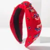 oly-752b61b6cc54a1a0fe199718eb35d835 Wholesale Vintage Style Jewelry Headband For Women In Cloth Material With Rhinestone Embellishments, Perfect For American National Day