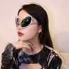 Wholesale Halloween et alien glasses green fly headband party wacky dress up supplies alien sunglasses