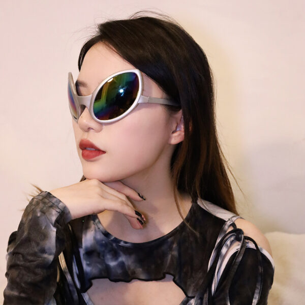 Wholesale Halloween et alien glasses green fly headband party wacky dress up supplies alien sunglasses