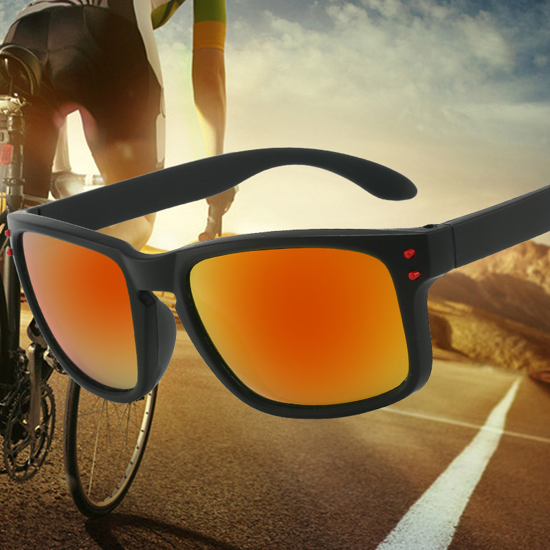 Wholesale New Men's Small Box Sports Sunglasses Riding Driving Glasses Outdoor Fishing Sunglasses European and American Glasses 8602