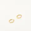 Wholesale 304 Stainless Steel Flower PVD Coated 18K Real Gold Plated 18K Gold Cute Sweet Pastoral Earrings