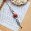 Wholesale Retro Niche Colored Stone Bracelet Women's Bohemian Personality Holiday Elegant Bracelet All-match Simple Bracelet