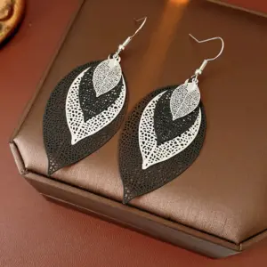 Ear Hook-Silver-Black
